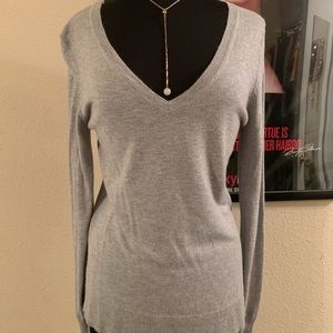 Deep V-Neck Sweater